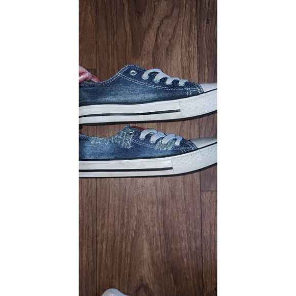 Girls Denim Sneakers - Picture 8 of 9